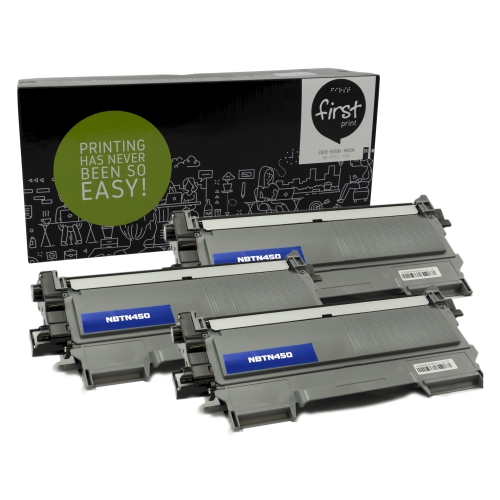 Brother TN450 TN420 (TN-420)-3 pack-Compatible-HIGH YIELD -100% GUARANTEE-# 1 Cdn supplier-FREE shipping over $60