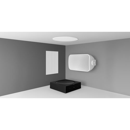 Sonos Architectural by Sonance Outdoor Speaker - Pair - White