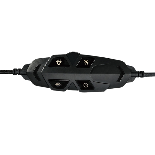 Adesso Xtream G4 Virtual 7.1 Surround Sound Gaming Headset | Vibration, Noise-Canceling Mic, LED Lights, USB Connection & Audio Equalizer | Immersive