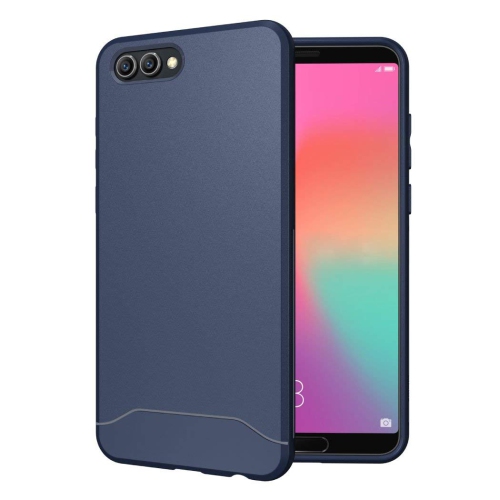 Honor View 10 Case, TUDIA Full-Matte Lightweight [Arch S] TPU Bumper Shock Absorption Cover for Huawei Honor View 10 (Navy Blu