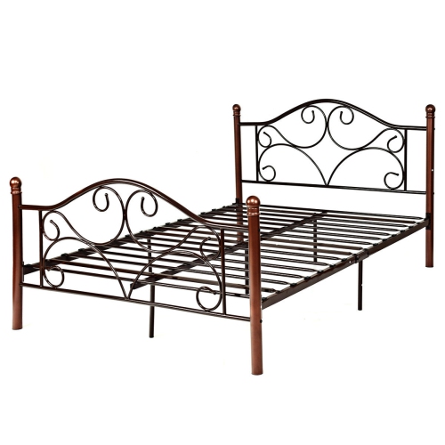 Costway Full Size Steel Bed Frame Platform Stable Metal Slats