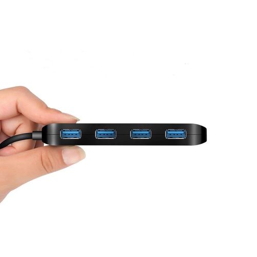 axGear USB 3.0 4 Port HUB w/ on off Switch Portable Slim For Laptop Desktop Macbook