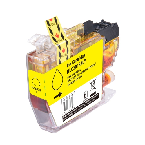 Compatible Brother LC3011 Yellow Ink Cartridge by Superink