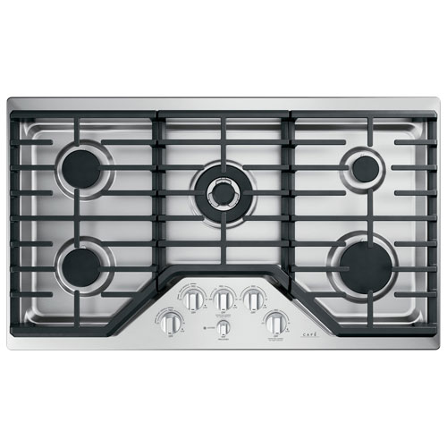 Café 36" 5-Burner Gas Cooktop - Stainless Steel
