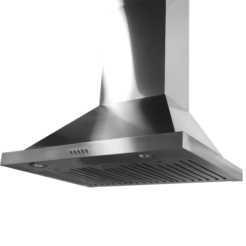 ROXON 900 CFM 30 Inches Range Hood Stainless Steel Wall Mounted Kitchen Exhaust Fan Style RXN-W18-30