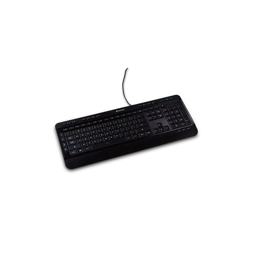 VERBATIM Wired Slim Keyboard-Hot Keys -Illuminated Keys Wired Keyboard (99789)