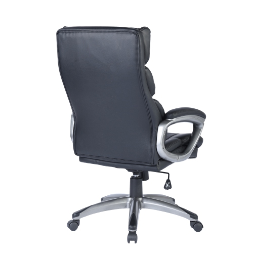 High Back Manager's Faux Leather Chair Black