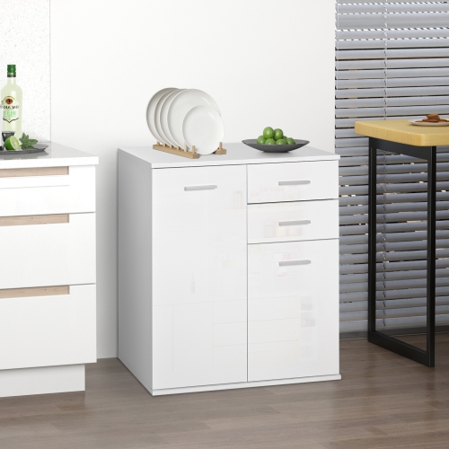 HOMCOM Free Standing Storage Cabinet