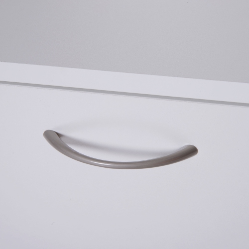 HOMCOM Shoe Cabinet for Entryway Hallway, Shoe Storage Cabinet with 4 Flip Drawers and Adjustable Shelves for 24 Pairs of Shoes, White