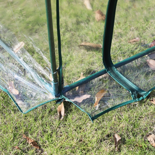 Outsunny Transparent Mini Greenhouse 3 Zipped Doors