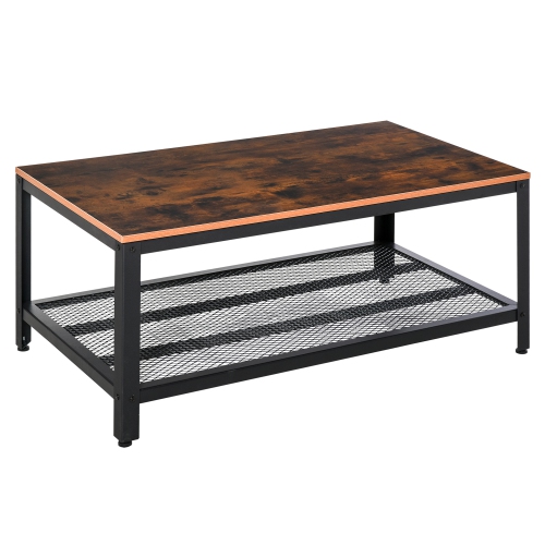 Homcom 2 Tier Coffee Table With Storage Organizer Best Canada Homcom 2 Tier Coffee Table With Storage