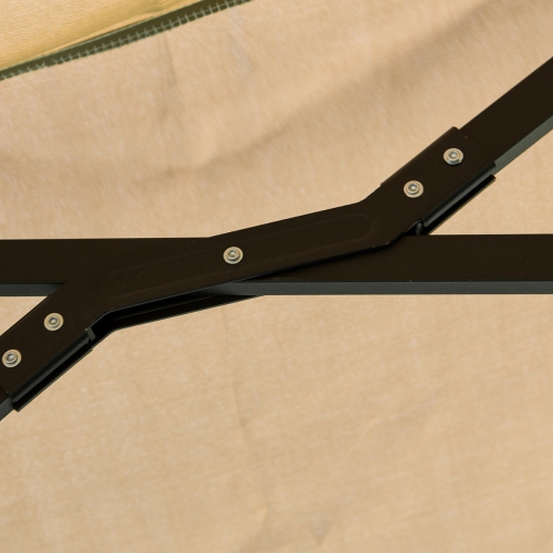 Costway 15' Market Outdoor Umbrella Double-Sided Twin Patio w/ Crank Beige