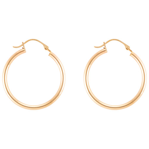 Le Reve Hoop Earrings in 10K Yellow Gold