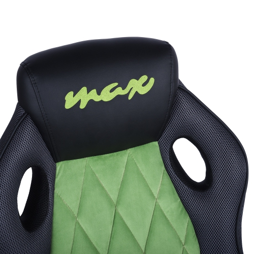 Bonded Leather Executive Gaming Chair Green