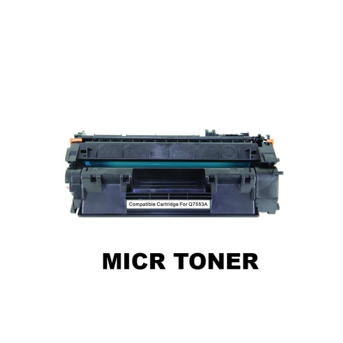 Compatible HP 53A Q7553A Black MICR Toner Cartridge By Superink