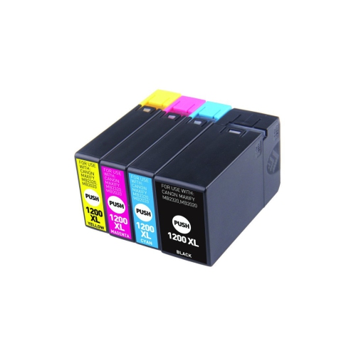 Compatible avec la cartouche d’encre noire/C/M/J à haut rendement PGI-1200XL de Canon et de SuperInk