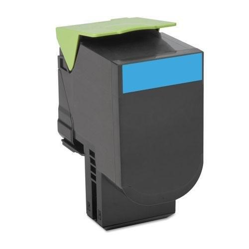 SUPERINK  Compatible Lexmark 80C0S20 Toner Cartridge By In Cyan