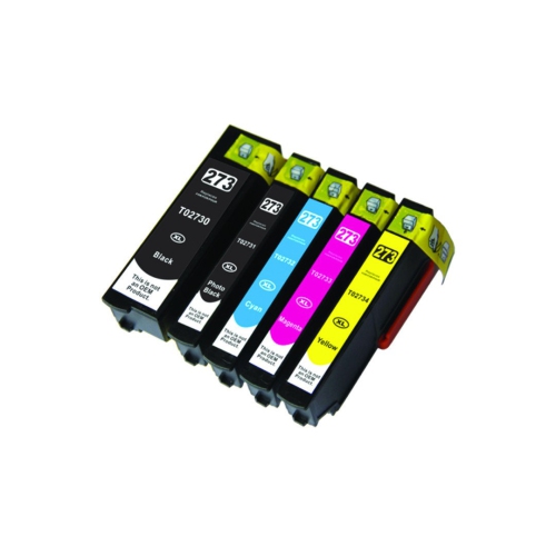 Compatible Epson T273XL 5 pcs Combo Inkjet Cartridge By Superink
