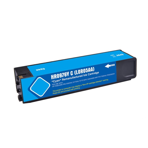 Compatible HP 976Y L0R05A Cyan PageWide Ink Cartridge Extra High Yield By Superink