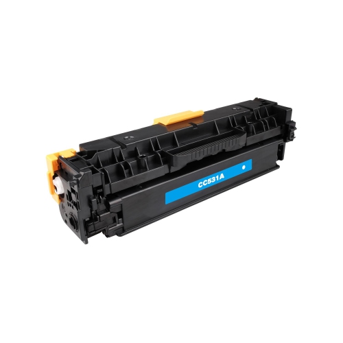 Compatible HP CC531A 304A Cyan Toner Cartridge By Superink