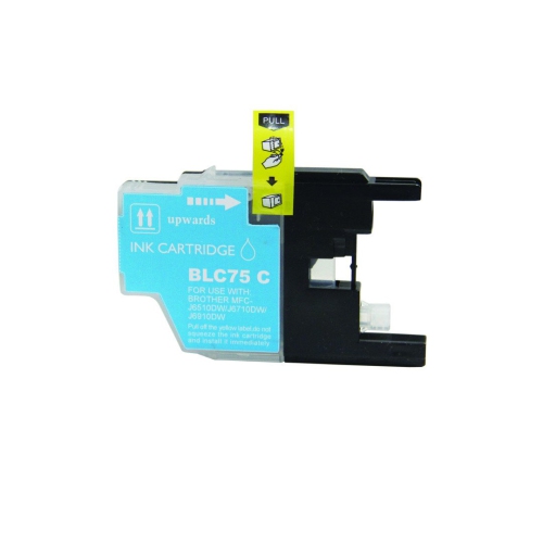 Compatible Brother LC75 Cyan Ink Cartridge by Superink