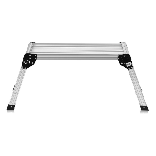 Costway HD EN131 Aluminum Platform Drywall Step Up Folding Work Bench Stool Ladder