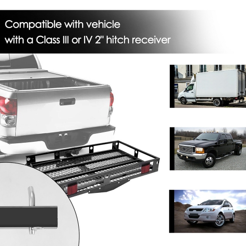 Costway Strong Wheelchair Hitch Carrier Mobility Electric Scooter Loading Ramp