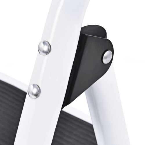 3 Step Ladder Folding Stool Heavy Duty Industrial Lightweight 330lbs Capacity