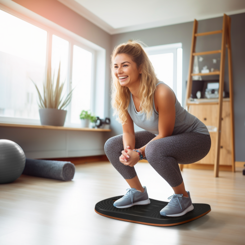 AnthroDesk ErgoActive Mat Standing Desk Anti-Fatigue Balance Board