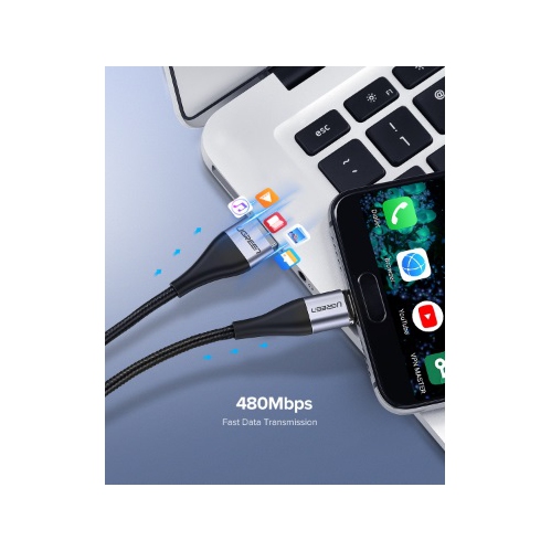 UGREEN Magnetic Cable 1M+Micro B Magnetic PlugGrey 1M