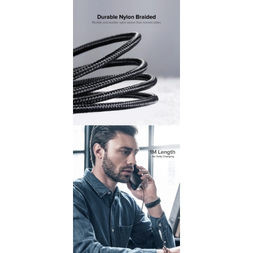 UGREEN Magnetic Cable 1M+Micro B Magnetic PlugGrey 1M