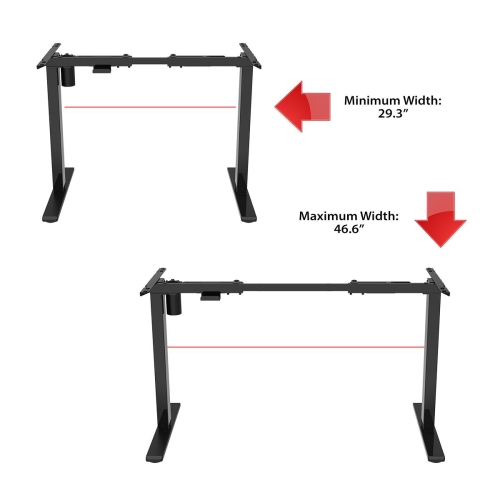 Boost Industries FS-M63 Floor Standing Motorized Height Adjustable Gaming/PC Desk