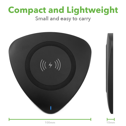 Apexan Wireless Charging Pad Compatible for iPhone 8/8Plus/X/XR/Xs, Samsung S9/S9+/S8/S7/S6/Edge/Plus, Note 5, Nexus, LG, HTC