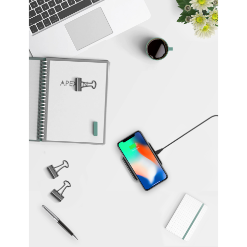 Apexan Ultimate Wireless Charger Compatible for Apple iPhone Xs/Xs Max/X/ XR/ 8/8+ & Fully Supports Qi Compatible Devices