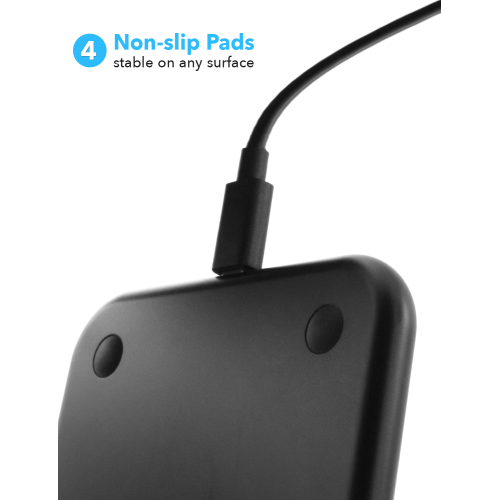 Apexan Ultimate Wireless Charger Compatible for Apple iPhone Xs/Xs Max/X/ XR/ 8/8+ & Fully Supports Qi Compatible Devices