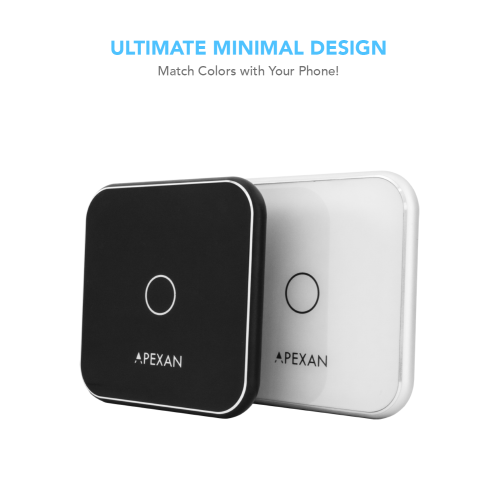 Apexan Ultimate Wireless Charger Compatible for Apple iPhone Xs/Xs Max/X/ XR/ 8/8+ & Fully Supports Qi Compatible Devices