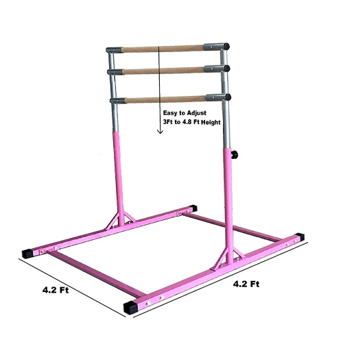 Barre horizontale réglable pour enfants Gymnastics Kip Bar de ProKidFit Jungle Gym pour enfants et adultes terrain de jeu