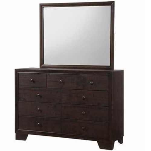 9 Drawers Dresser Mirror Set Chest Cabinet Luxury Home Furniture