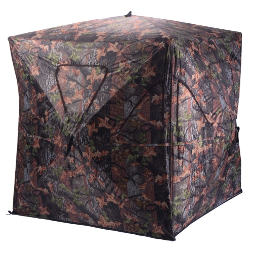 Costway Ground Hunting Blind Portable Deer Pop Up Camo Hunter Weather Proof