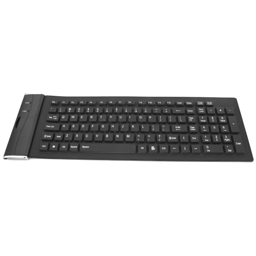 axGear Waterproof Silicone Keyboard Foldable Flexible USB Dustproof DirtProof Full Size