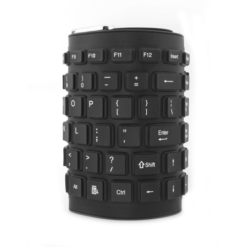 axGear Waterproof Silicone Keyboard Foldable Flexible USB Dustproof DirtProof Full Size