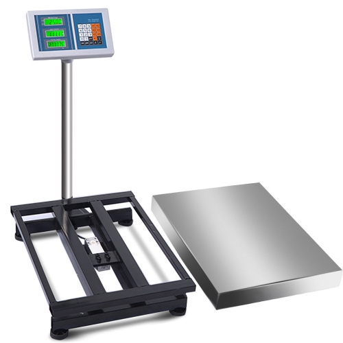 Costway 660lbs Weight Computing Digital Floor Platform Scale Postal Shipping Mailing