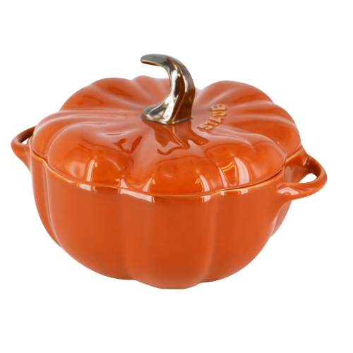 STAUB  Ceramic Pumpkin Cocotte - 0.75 Qt. / 0.75 L