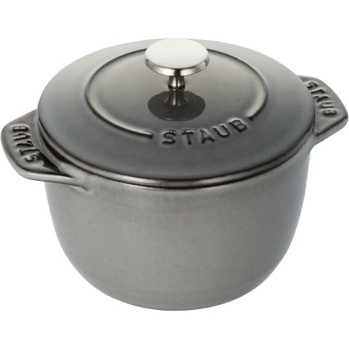 Staub Grey Petite Cocotte - 1.9 qt. / 1.7 L