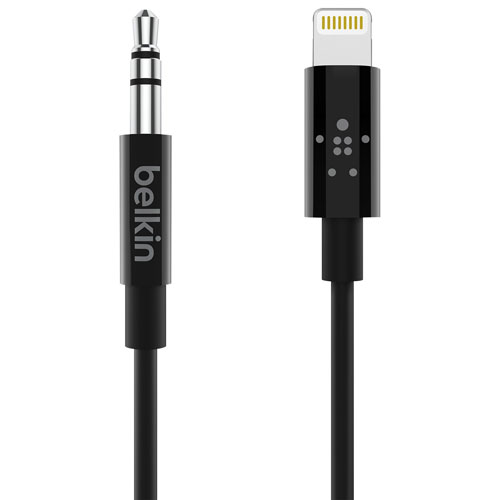 Belkin 0.9m Lightning/3.5mm Stereo Cable - Black