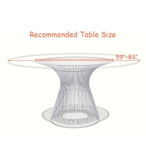 Costway 10 pcs 120" Round Tablecloth Polyester For Home Wedding Restaurant Party