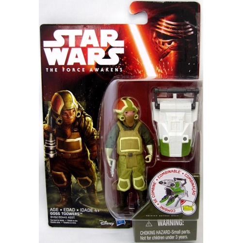 STAR WARS  The Force Awakens 3.75 Inch Action Figure Jungle And Space Wave 2 - Goss Toowers (Shelf Wear)