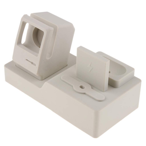 Navor 3 in 1 Silicone Charging Station Compatible for Airpods, iPhone Xs/Xs Max/Xr/X/8/8 Plus/7/7 Plus/6 and Apple Watch