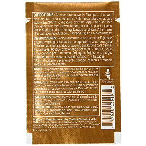 Malibu C Hard Water Box Of 12 0.17 oz Each