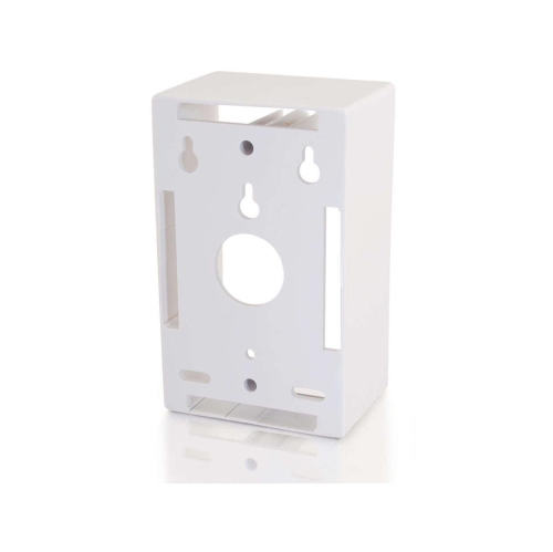 ORTRONICS  Sgl Gang Wall Box Wht (3839)